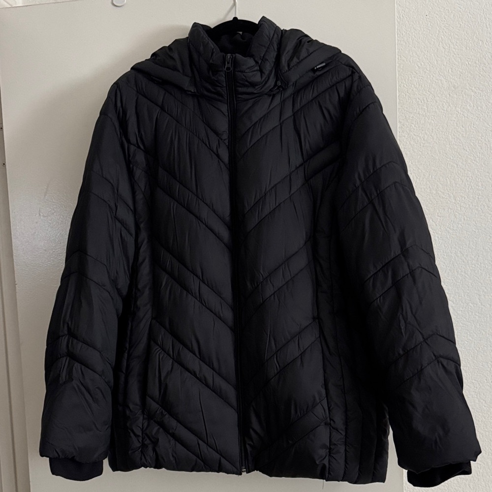 Xersion Black Puffer Jacket for Women